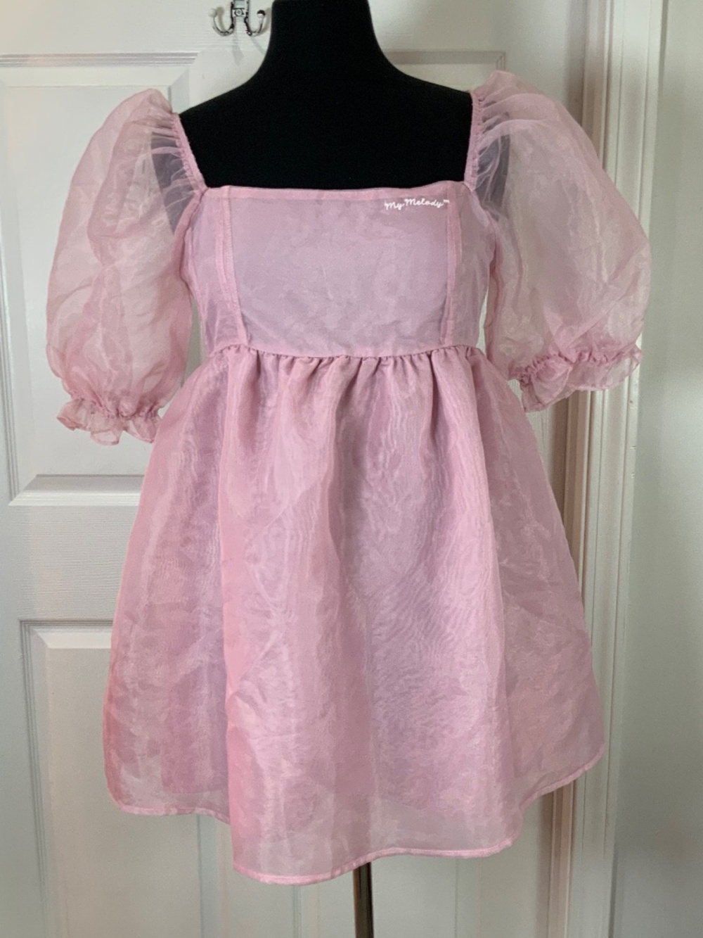 Forever 21 Hello Kitty My Melody Pink Babydoll Costume Dress Size S/M - Picture 2 of 10